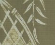 Photo2: Kyoto Noren SB Japanese batik door curtain Yanagi Salix ol.green 85cm x 150cm (2)