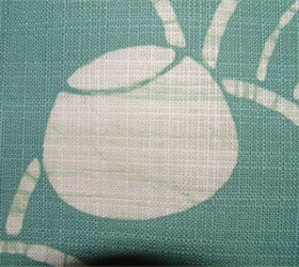 Photo2: Kyoto Noren SB Japanese batik door curtain Nami Wave green 85cm x 90cm