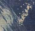 Photo4: Kyoto Noren SB Japanese batik door curtain Aranami Wave indigo 88cm x 150cm