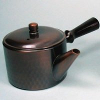 Pure Copper Japanese tea pot Kyusu Yokote 240ml