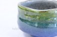 Photo3: Kutani porcelain tea bowl Yura kinsai gold blue chawan Matcha Green Tea Japanese (3)