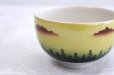 Photo4: Kutani porcelain tea bowl forest mountains chawan Matcha Green Tea Japanese (4)