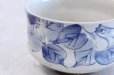 Photo4: Kutani porcelain tea bowl deep blue camellia chawan Matcha Green Tea Japanese (4)