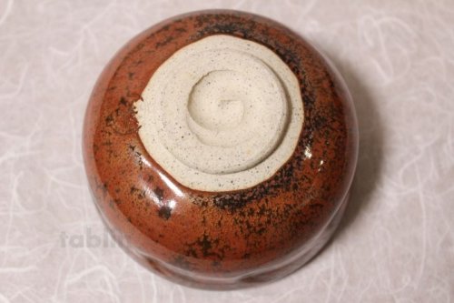 Other Images2: Tokoname ware Japanese matcha tea bowl YT Rakushiti tetsuaka red