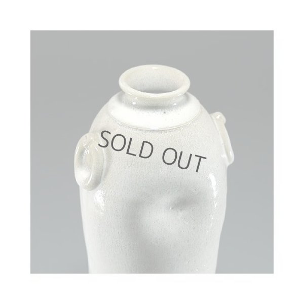 Photo11: Hagi ware Senryuzan climbing kiln Japanese vase dimple en H23cm