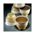 Photo2: Hagi ware Senryuzan climbing kiln Japanese yunomi tea cups hai nuri set of 5 (2)