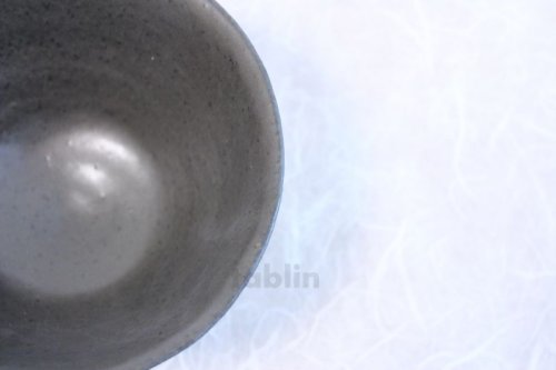 Other Images2: Tokoname ware Japanese tea bowl black glaze mon chawan Matcha Green Tea