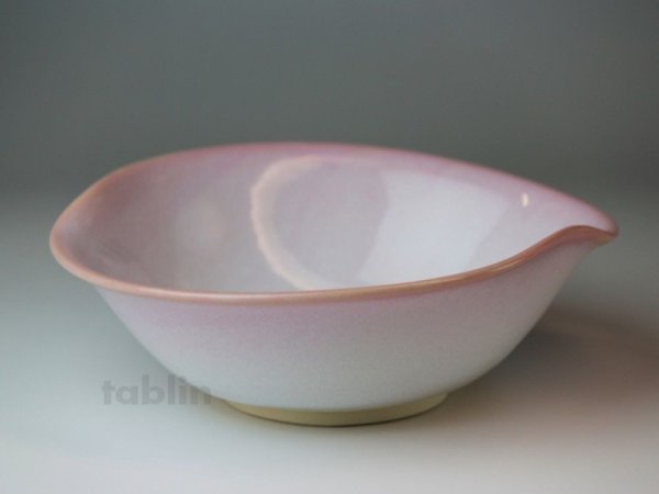 Photo1: Hagi ware Japanese Serving bowl Tusbomi Bud W200mm
