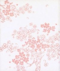 JAPANESE TEA CEREMONY KAISHI paper Sakura Cherry blossoms printed 30 sheets