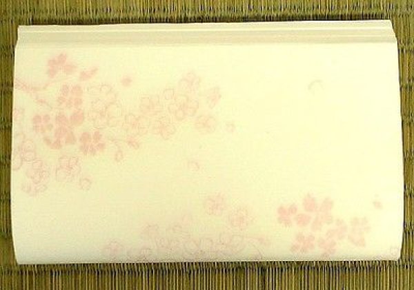 Photo2: JAPANESE TEA CEREMONY KAISHI paper Sakura Cherry blossoms printed 30 sheets