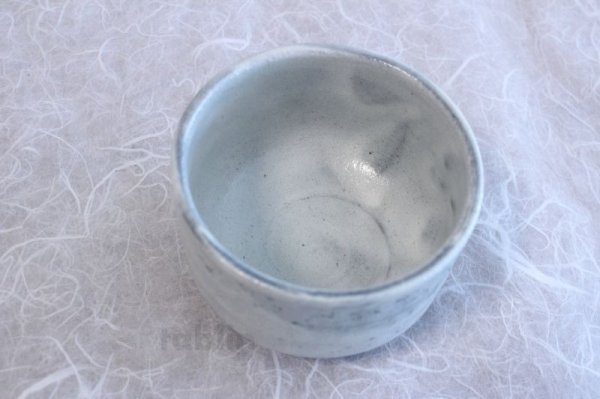 Photo5: Tokoname ware Japanese matcha tea bowl chawan wan white reki