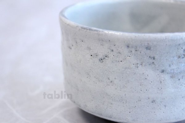 Photo3: Tokoname ware Japanese matcha tea bowl chawan wan white reki