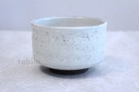 Tokoname ware Japanese matcha tea bowl chawan wan white reki