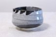 Photo1: Mino ware tea bowl Kurohaku nagashi kibo san Japanese chawan tea ceremony (1)