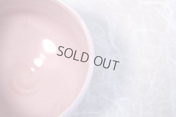 Photo5: Kiyomizu Kyoto porcelain Japanese matcha tea bowl chawan Rinzan pink