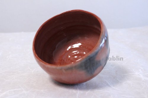 Other Images1: Aka red Raku ware Shoraku Sasaki Japanese matcha tea bowl chawan