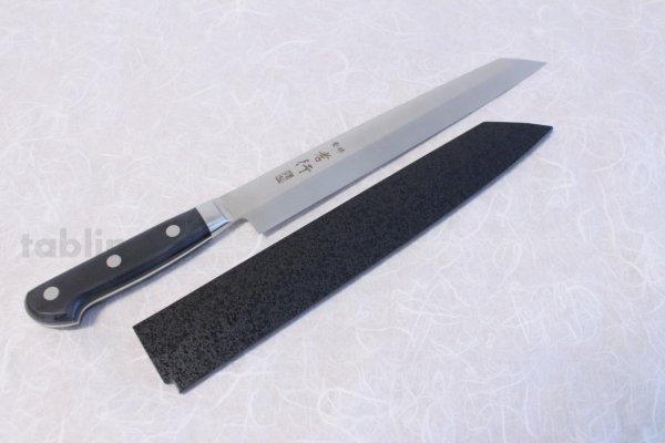 Photo2: SAKAI TAKAYUKI Japanese knife Grand Chef Kirituke Yanagiba sashimi with saya 