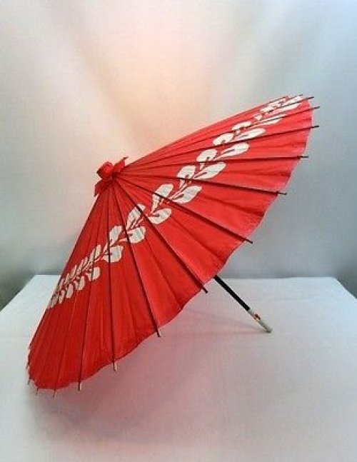 Other Images1: Japanese umbrella bull's-eye Bangasa Wagasa bamboo sd wisteria red