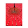 Photo6: Japanese umbrella bull's-eye Bangasa Wagasa bamboo sd plain Red