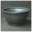 Photo1: Shigaraki pottery Japanese bonsai plant garden tree pottery pot kinsai hira H6cm (1)