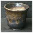 Photo1: Shigaraki pottery Japanese bonsai plant garden tree pottery pot kinsai shin (1)