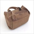 Photo4: Japanese dyeing Kakishibu persimmon tannin TOTE hand bag handmade wagara brown