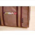 Photo2: Japanese dyeing Kakishibu persimmon tannin TOTE hand bag handmade mini (2)