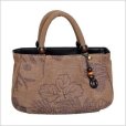 Photo5: Japanese dyeing Kakishibu persimmon tannin TOTE hand bag handmade wagara brown