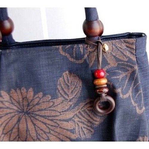 Other Images3: Japanese dyeing Kakishibu persimmon tannin TOTE hand bag handmade wagara