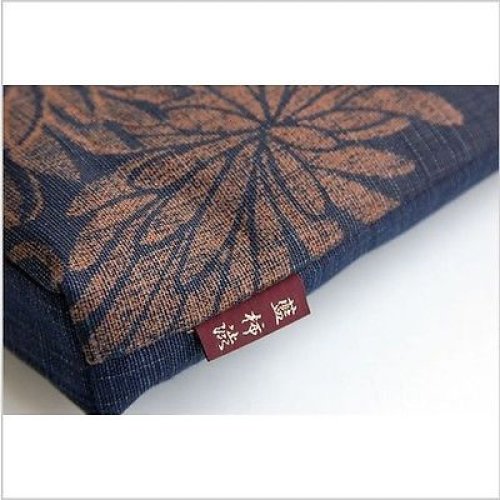 Other Images2: Japanese dyeing Kakishibu persimmon tannin shoulder bag handmade aizome p W23cm