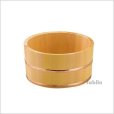 Photo1: Japanese wood Basin sawara copper hoop D22cm (1)