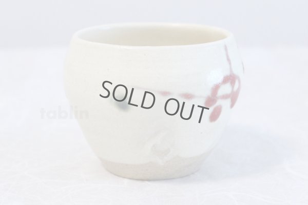 Photo3: Shigaraki pottery Japanese matcha tea bowl chawan ippuku red akae
