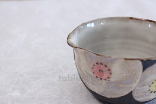 Other Images1: Tokoname yaki ware Japanese Yusamashi tea tool for Sencha kuro hana 290ml