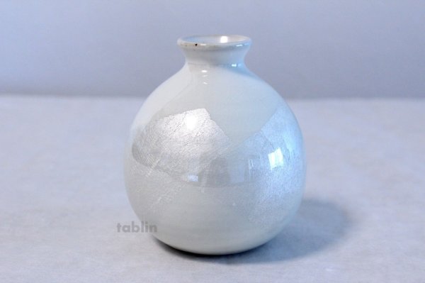 Photo2: Kutani Porcelain Japanese Sake cup & Sake bottle set Ginsai soroe