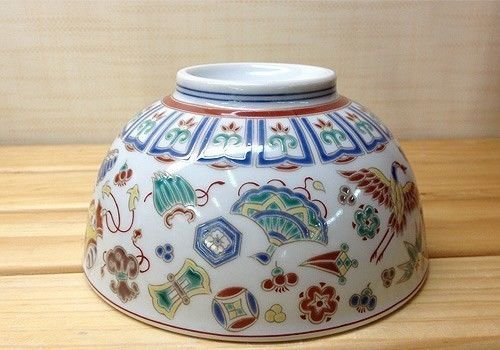 Other Images3: Kutani porcelain Japanese Rice Soup Noodle bowl gold mine Seiko kiln D164mm