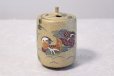 Photo2: Kutani yaki ware Japanese incense burner Oahidori Hirotaka Yoshida H 12.5cm (2)
