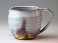 Photo10: Hagi yaki ware Japanese pottery mug coffee cup go white glaze keiichiro 340ml