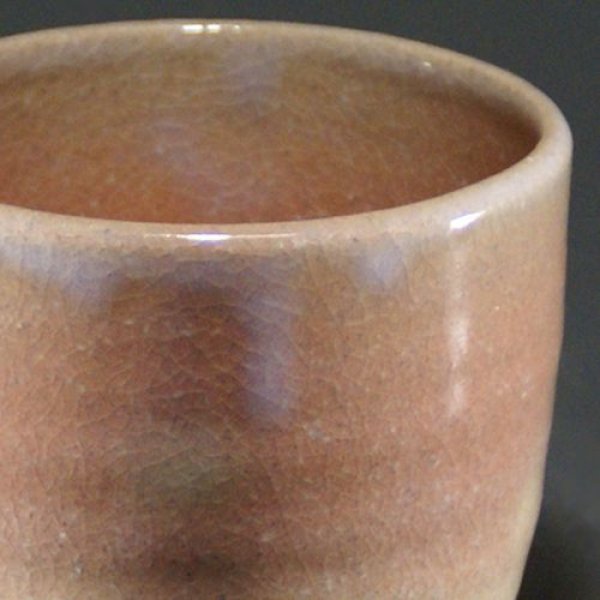 Photo2: Hagi ware Senryuzan climbing kiln Japanese pottery sake cup mag you H7cm