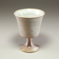 Hagi Senryuzan climbing kiln Japanese pottery sake cup wine glass yohen H9.5cm