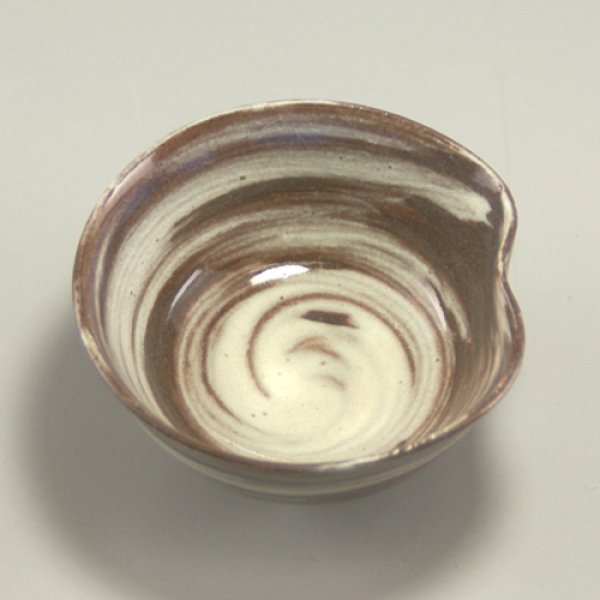 Photo3: Hagi Senryuzan climbing kiln Japanese pottery sake cup neri hira H3.5cm set of 2