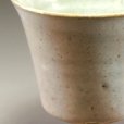 Photo2: Hagi Senryuzan climbing kiln Japanese pottery sake cup wine glass yohen H9.5cm (2)