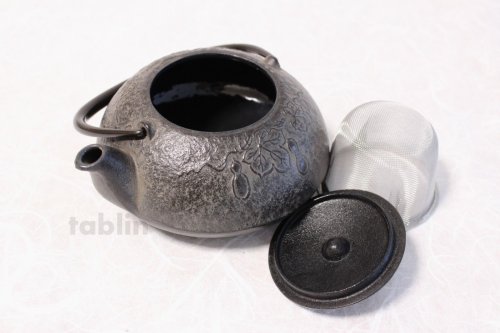 Other Images1: Japanese Cast Iron Teapot Kyusu Nambu Tetsubin Ikenaga Hyotan 360 ml
