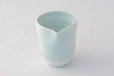 Photo2: Arita porcelain Japanese sake bottle & cups set seiji light blue Fujimaki kiln (2)