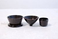 Chajyogo funnel plastic lacquering for chaire and Natsume tea caddy