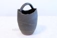 Photo5: Shigaraki pottery Japanese vase teoke seki haze H18cm (5)