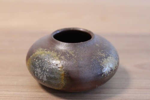 Other Images2: Bizen yaki ware High Quality Japanese vase traditional Atuji Matumoto (set of 2)