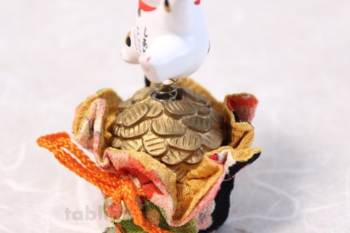 Other Images3: Japanese Lucky Cat Tokoname yaki ware Porcelain Maneki Neko pyonko 3.7inch