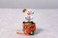 Photo4: Japanese Lucky Cat Tokoname yaki ware Porcelain Maneki Neko pyonko 3.7inch (4)
