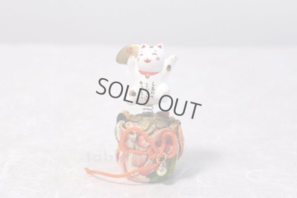 Photo4: Japanese Lucky Cat Tokoname yaki ware Porcelain Maneki Neko pyonko 3.7inch