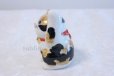 Photo4: Japanese Lucky Cat Kutani yaki ware Porcelain Maneki Neko Ryote mike H 11.8cm (4)
